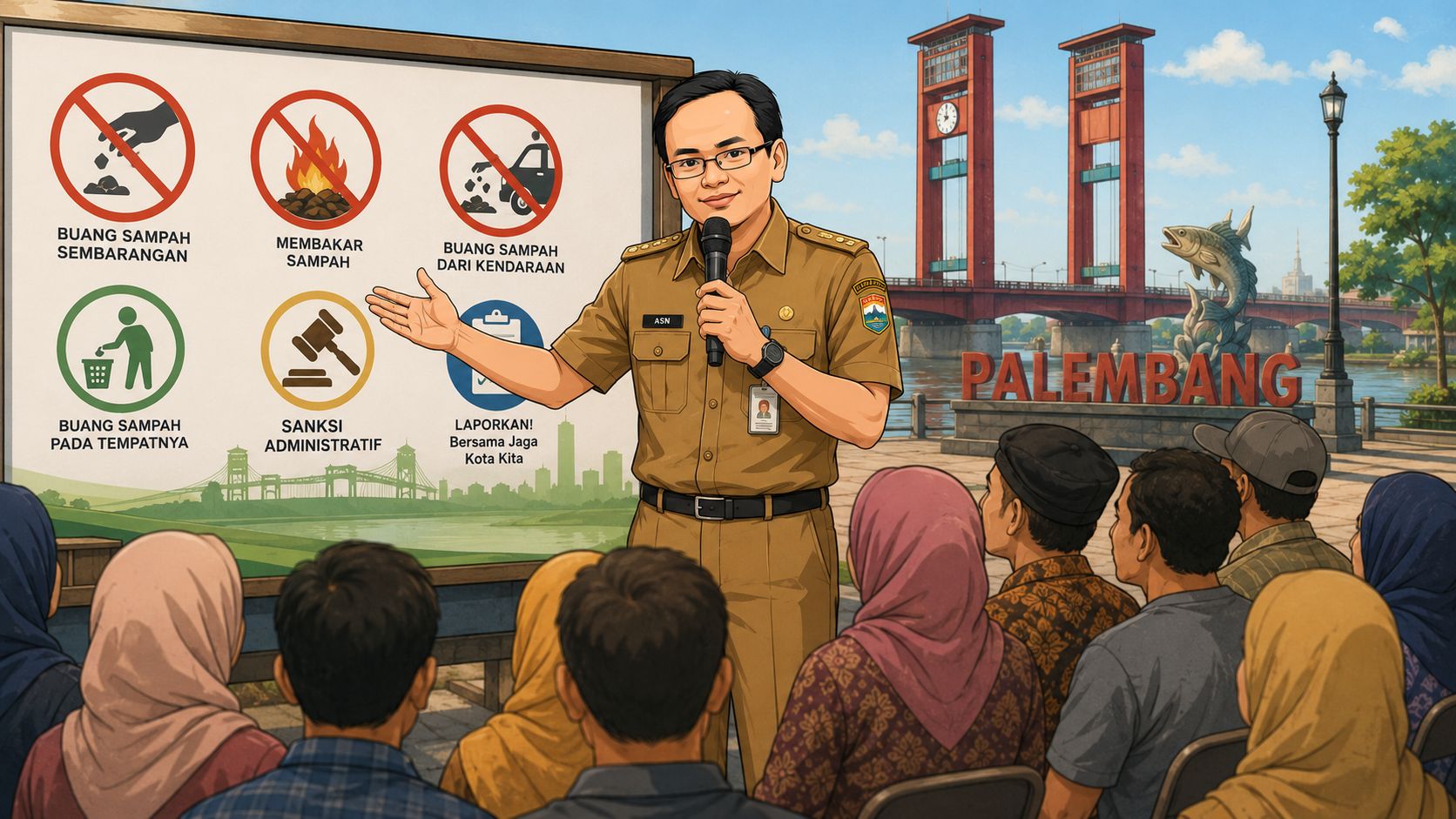 Perwako Palembang No. 17 Tahun 2026 - Sanksi Administratif Pengelolaan Sampah